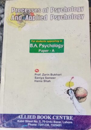 Processes of psychology and applied psychology